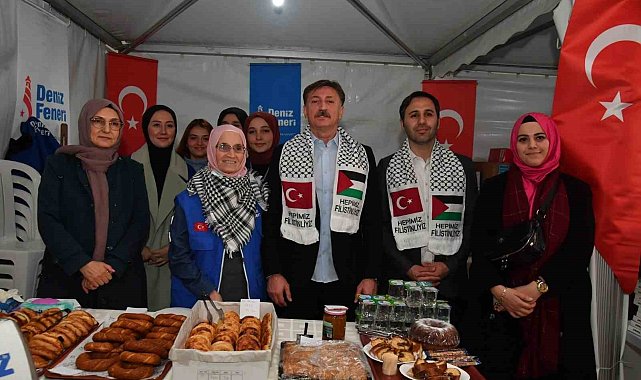 Bahçelievler'de "Gazze Dayanışma Çadırı"