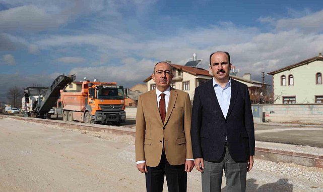 Başkan Altay ve Başkan Kavuş Necmettin Erbakan Caddesini inceledi
