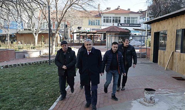 Başkan Işık, Küçük Park'taki çalışmaları inceledi