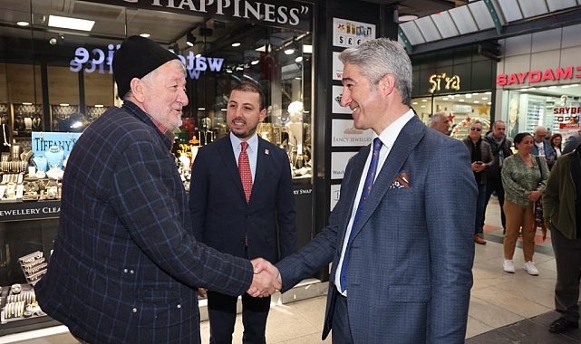 Başkan Oktay esnafların yeni yılını kutladı