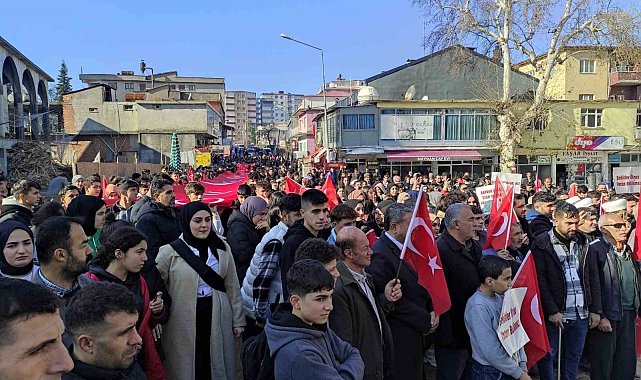 Batman'da binlerce kişi terörü lanetledi