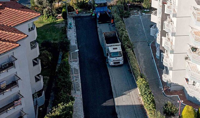 Bayraklıdede Mahallesi'nde yeni yollar yapılıyor