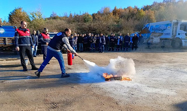 Biga Belediyesi personeline acil durum eğitimi verildi