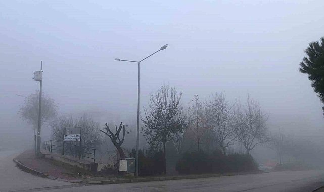 Bilecik'te sabah saatlerinde sis etkili oldu