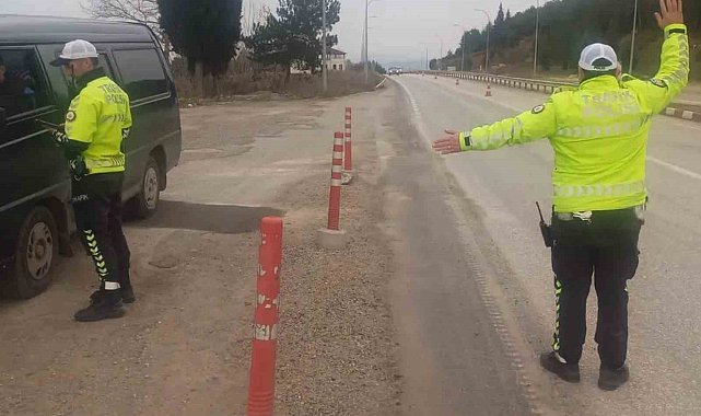Bilecik'te trafik denetimleri yılbaşında da sürüyor