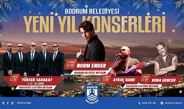 Bodrum Belediyesi yılbaşı etkinliklerini iptal etti