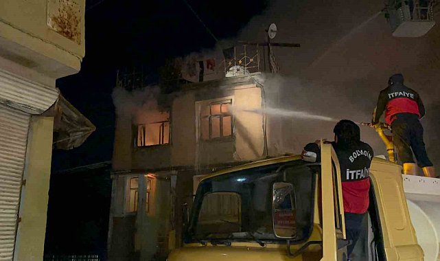 Bolvadin'de alevli gece