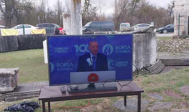 Borsa İstanbul'un 150. yıl gongu, Kütahya'daki Aizanoi Antik Kenti'nde çaldı