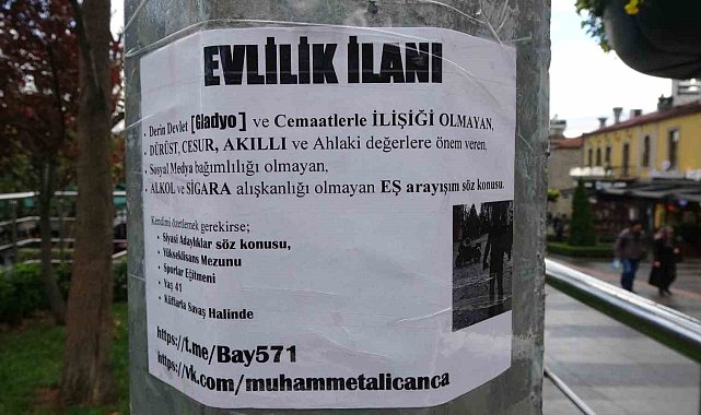 Böyle evlilik ilanı görülmedi
