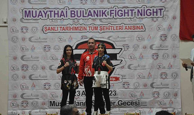 Bulanık'ta 'Muaythaı Figh Night' heyecanı