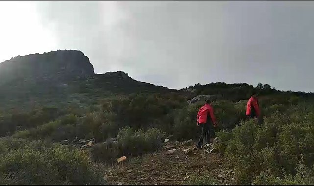 Burdur'da mantar toplarken uçurumdan düşen vatandaşı ekipler kurtardı