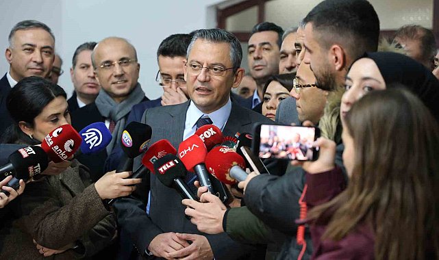 CHP Genel Başkanı Özel: "Muhalefete muhalefet yapmayız"