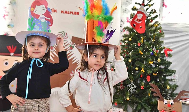 Çukurova'da miniklerin yeni yıl kutlaması