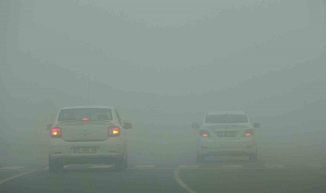 Diyarbakır sis altında kaldı, uçak seferlerinde rötarlar yaşandı