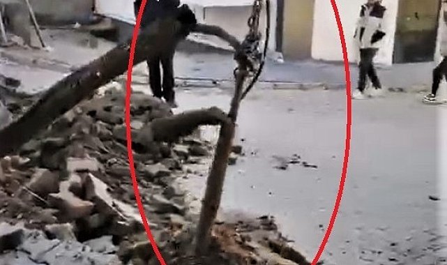 Diyarbakır'da yer altından çekilen kaçak elektrik şebekesi tespit edildi