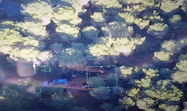 Düzensiz göçmenler, cayrokopter devriyesine takıldı