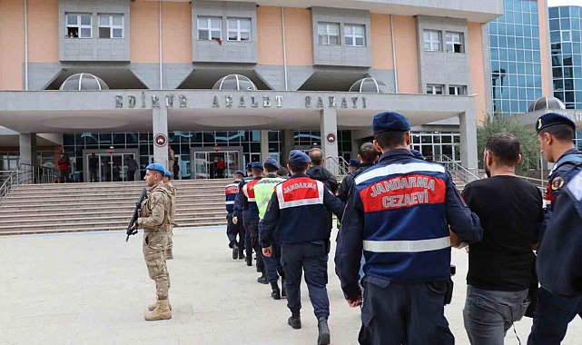 Edirne'de jandarma ekipleri 105 şüpheli şahsı kıskıvrak yakaladı
