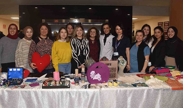 ESOGÜ Hastanesi'nde Uğraş Tedavisi El Sanatları Sergisi açıldı