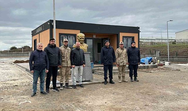 Ezine Gıda İhtisas OSB'de Jandarma Karakolunun inşaatı tamamlandı