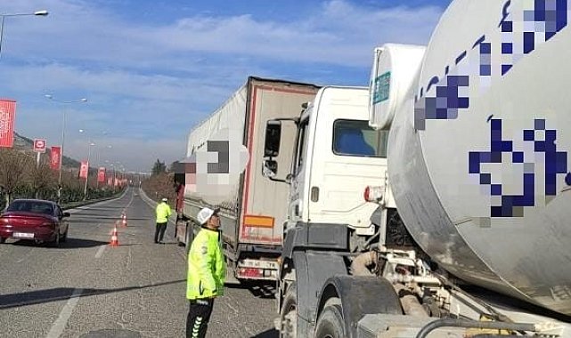 Gaziantep'te 65 araç sürücüsüne 105 bin 767 TL ceza