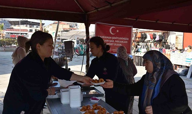 Germencik Belediyesi'nden şehitler için lokma hayrı