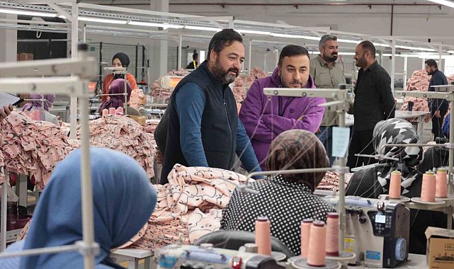 Gürbüz, "Tekstil fabrikamız 50 bin ürün ihracatı için sipariş aldı"