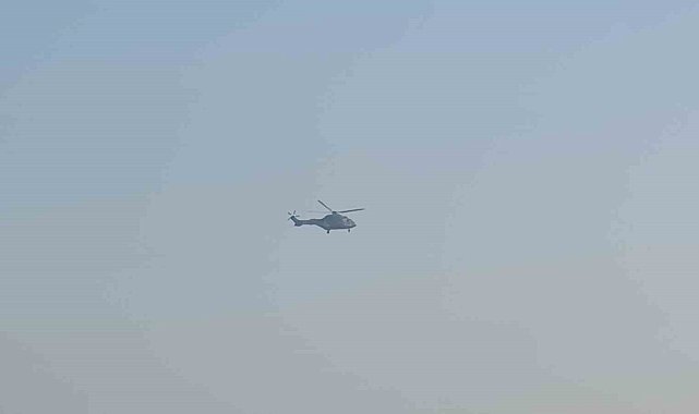 Hatay'da sınırın sıfır noktasında askeri helikopter hareketliliği