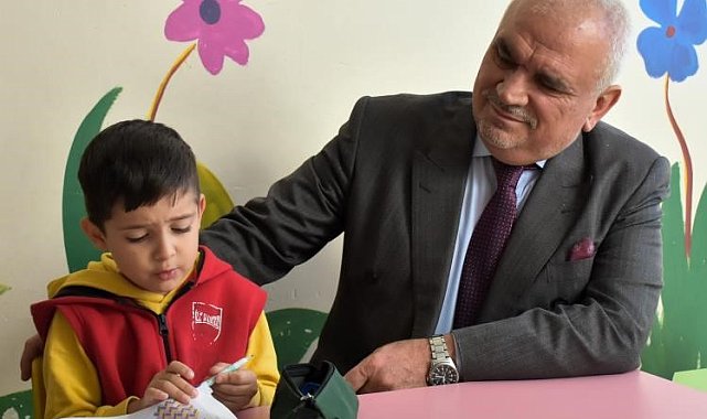 İl Müftüsü Erhun, miniklerle buluşmaya devam ediyor