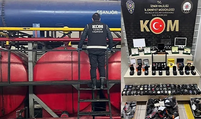 İzmir'de 10 ilçede 16 kaçakçılık operasyonu: 24 şüpheliye işlem!