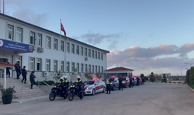 Jandarma Çeşme'de yılbaşında suça göz açtırmayacak