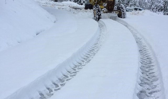 Karabük'te kapanan 107 köy yolundan 73'ü yeniden ulaşıma açıldı
