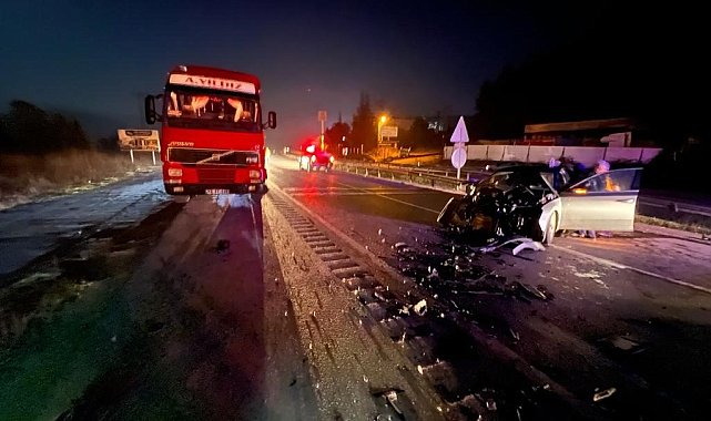 Karabük'te zincirleme kaza: 1 yaralı