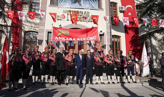 Keçiören'de Atatürk'ün Ankara'ya gelişinin 104. yıl dönümü kutlandı