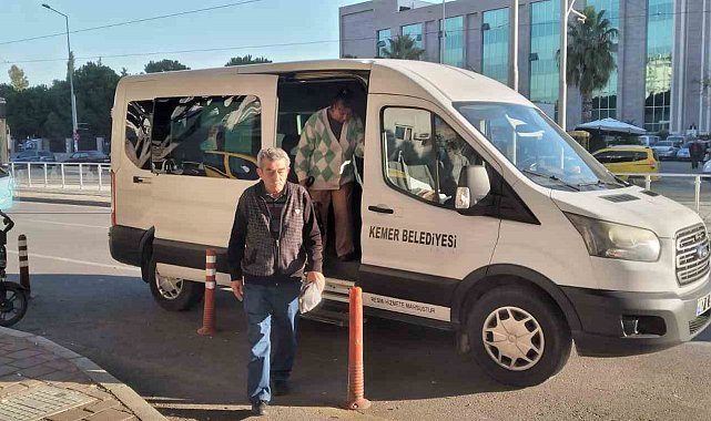 Kemer Belediyesi'nden hasta vatandaşlara ücretsiz taşıma