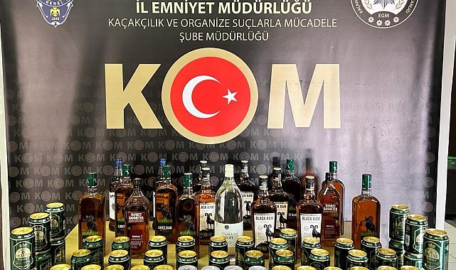 Kilis'te 34 litre kaçak ve sahte alkol ele geçiril: 1 gözaltı