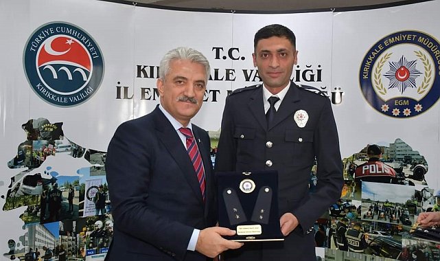 Kırıkkale emniyetinde terfi eden personele yeni rütbeleri verildi