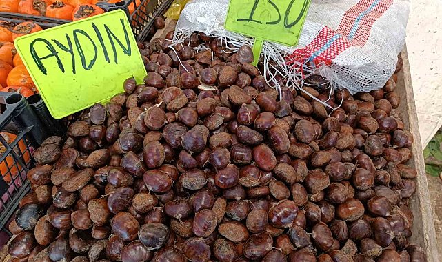 Kış mevsiminin vazgeçilmezi kestane tezgahlardaki yerini aldı