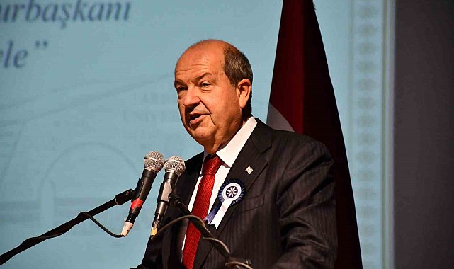 KKTC Cumhurbaşkanı Tatar: "KKTC bağımsız bir Türk devleti olarak Türklüğün kalesidir"