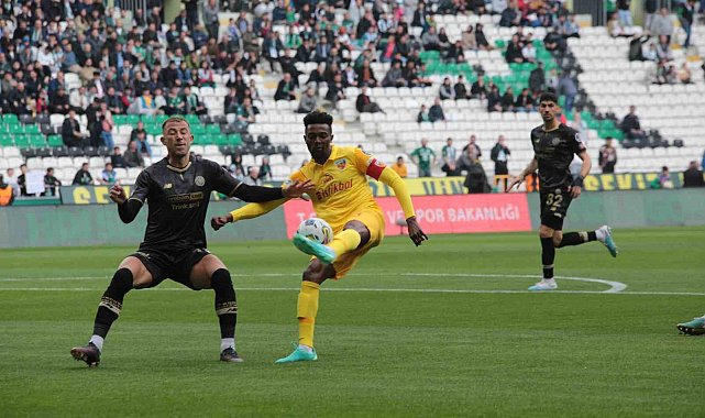 Konyaspor ile Kayserispor 31. randevuda