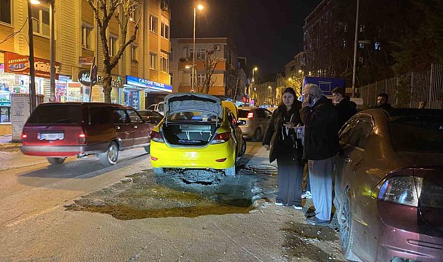 Küçükçekmece'de İSKİ'nin çalışma ardından kapatmadığı rögar kapağı kazaya neden oldu