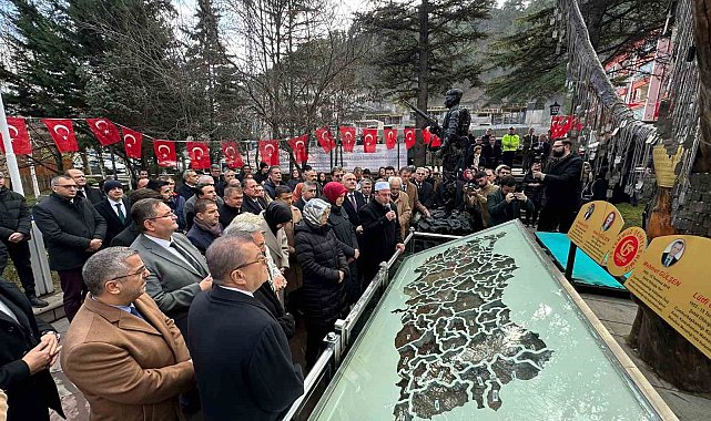 Kuzey Irak şehitlerinin künyeleri Şehit Ağacı'nda