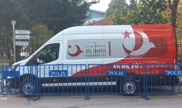 Manisa'da 'Mobil Göç Noktası' uygulaması başladı