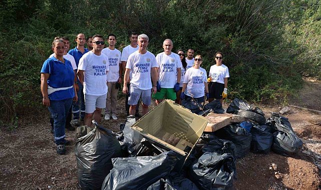 Marmaris'te 5 yılda 500 bin ton atık toplandı