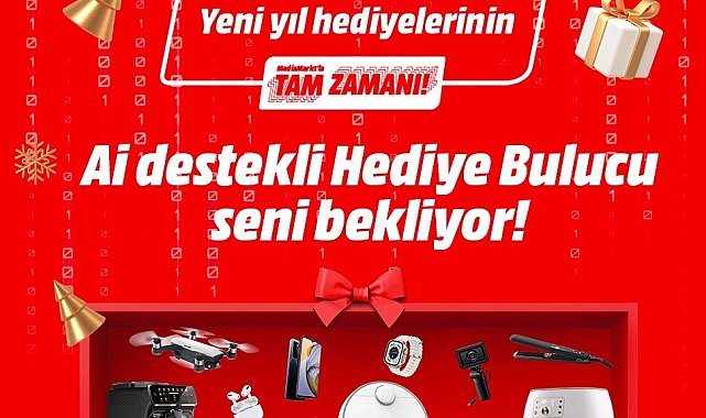 MediaMarkt'tan yeni proje: Tüketiciler uygun hediyeleri yapay zekayla seçecek
