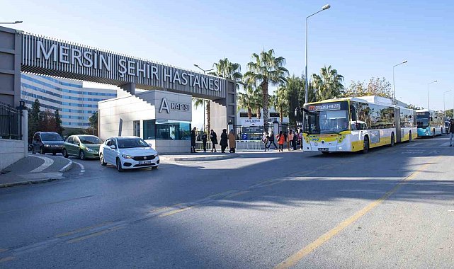 Mersin Büyükşehir Belediyesinden Şehir Hastanesi'ne 2 yeni hat: 177 ve 13