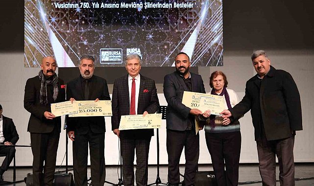Mevlana şiirlerinden besteler yarıştı