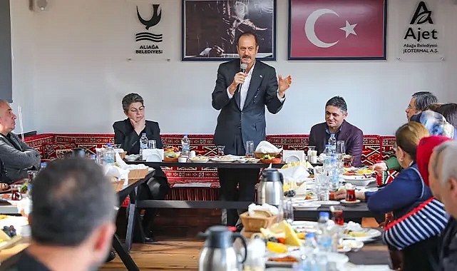 MHP’li Osmanağaoğlu Aliağa'da muhtarlarla biraraya geldi