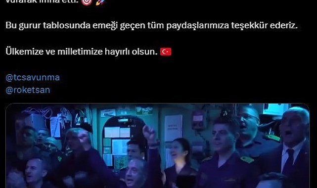 Milli torpido 'AKYA' hedefi 12'den vurdu