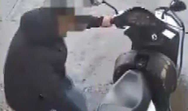Motosiklet hırsızı 200 saatlik izlemeyle yakalandı