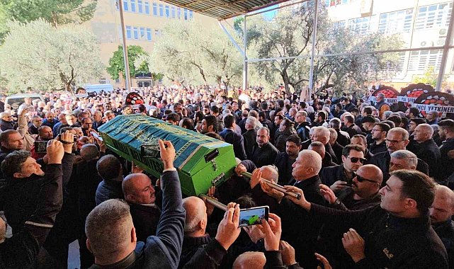 Motosiklet kazasında ölen Öğünçlü, son yolculuğuna uğurlandı